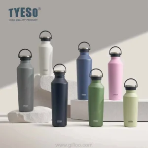 Vacuum Insulated Sports Bottle with Soft Silicone Handle 750 ML 01-01002