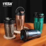 Stainless Steel Portable Tumbler with Flip Lid 400 ML TS-8803