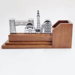 Wooden Desk Organizer - Pen Holder