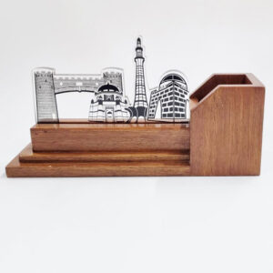 Wooden Desk Organizer - Pen Holder