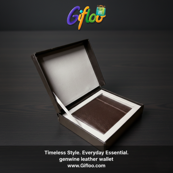 Genuine Leather Wallet with box