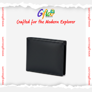 Leather Wallet Black with Box