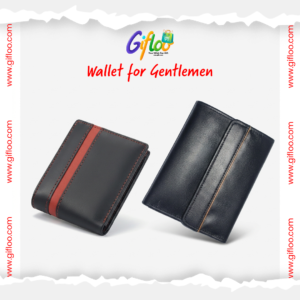 Genuine Leather Wallet 2 in Set with Box Premium