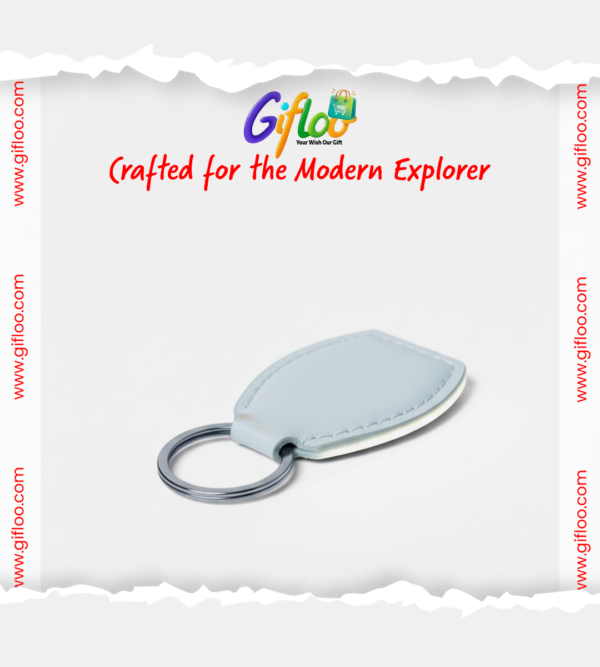 Geniune Leather Card holder and Keychain set with box