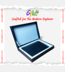 Genuine Unisex Long Leather Wallet Black with box