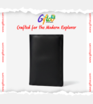 Genuine Unisex Long Leather Wallet Black with box