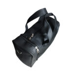 Duffle Bag Black | Gym Bags for Men & Women | Sports & Travel Bag with Side Pocket Adjustable Shoulder Bag