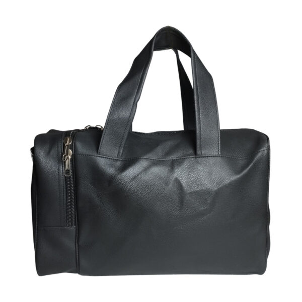 Duffle Bag Black | Gym Bags for Men & Women | Sports & Travel Bag with Side Pocket Adjustable Shoulder Bag