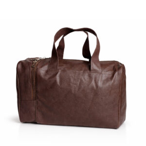 Duffle Bag Brown | Gym Bags for Men & Women | Sports & Travel Bag with Side Pocket Adjustable Shoulder Bag