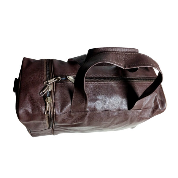 Duffle Bag Brown | Gym Bags for Men & Women | Sports & Travel Bag with Side Pocket Adjustable Shoulder Bag
