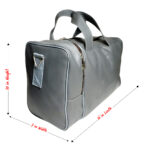 Duffle Bag Grey | Gym Bags for Men & Women | Sports & Travel Bag with Side Pocket Adjustable Shoulder Bag