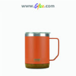 Coffee Mug with Wood-Plastic Bottom 530 ML TS-8836