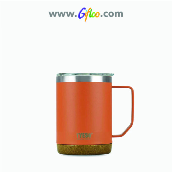 Coffee Mug with Wood-Plastic Bottom 530 ML TS-8836