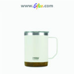 Coffee Mug with Wood-Plastic Bottom 530 ML TS-8836