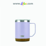 Coffee Mug with Wood-Plastic Bottom 530 ML TS-8836
