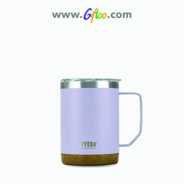 Coffee Mug with Wood-Plastic Bottom 530 ML TS-8836