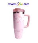 AURA Insulated Travel Tumbler Floral Series 900 ML TS-8868