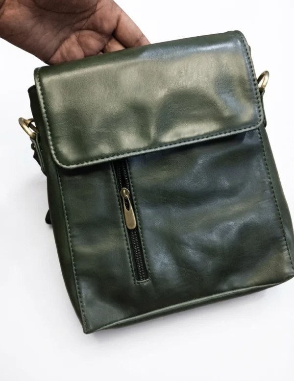 Premium Synthetic Leather Crossbody Travel Bag Stylish Shoulder Sling Bag for Men & Women