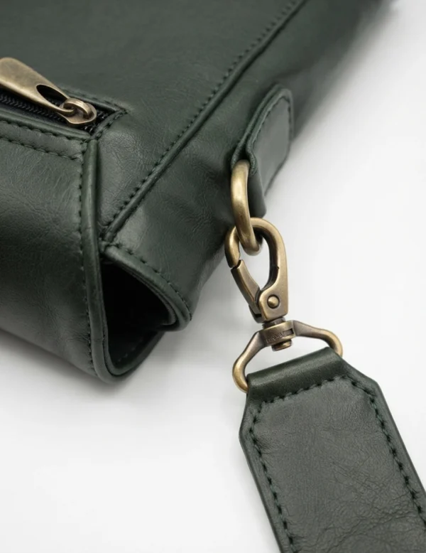 Premium Synthetic Leather Crossbody Travel Bag Stylish Shoulder Sling Bag for Men & Women