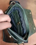 Premium Synthetic Leather Crossbody Travel Bag Stylish Shoulder Sling Bag for Men & Women With Free Gift Cow Leather Minimalist Wallet