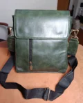Premium Synthetic Leather Crossbody Travel Bag Stylish Shoulder Sling Bag for Men & Women With Free Gift Cow Leather Minimalist Wallet