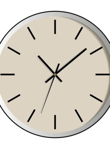 wall-clock-in-flat-style-pastel-color-home-decor-minimal-round-shape-element-for-cozy-interior-vector